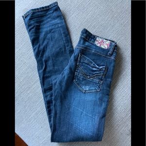 Machine jeans skinny with distressing size 26